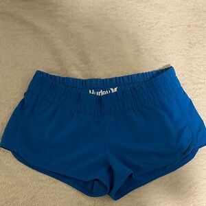 Hurley Women's Athletic Shorts in Vibrant Blue